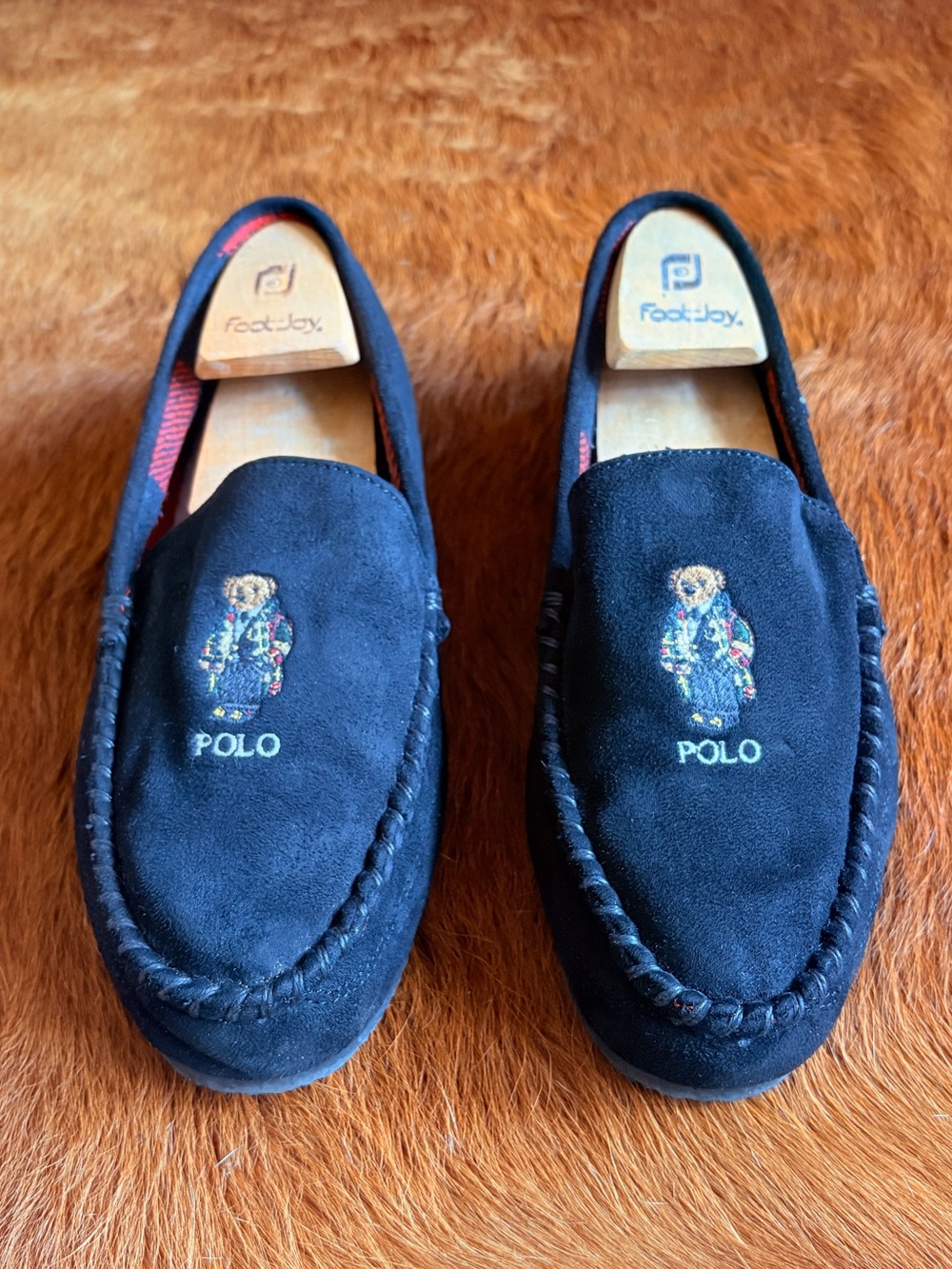 Men’s Polo- Dezi Bear House Slippers. Size 10
